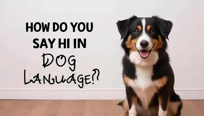 How Do You Say "Hi" in Dog Language?